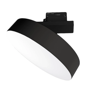 Schwarze Lippe LED-Schienenleuchte für 3-Phasen-Stromschienen