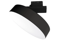 Schwarze Lippe LED-Schienenleuchte für 3-Phasen-Stromschienen